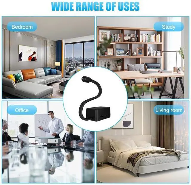 Alt view image 5 of 7 - 4K HD Mini WiFi Security Camera, Night Vision, Motion Detection, Remote Monitoring