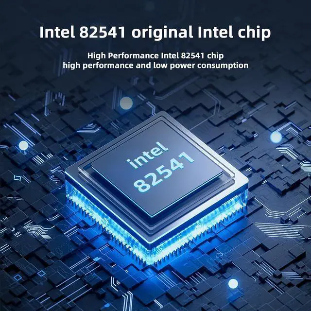 Alt view image 3 of 5 - Vszerda PCI Ethernet giga-bit Network Card with 82541 Chip RJ45 LAN NIC Card PRO/1000GT - Desktop Single-Port Wired Network Adapter PWLA8391MTBLK