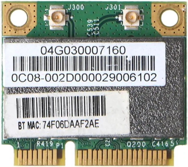 Main image of WRIARICH Wireless Card Adapter for Broadcom Bcm94313HMGB AW-NB047H BCM4313 Half Mini Pci-e Wifi Net-work Card with Bluetooth4.0