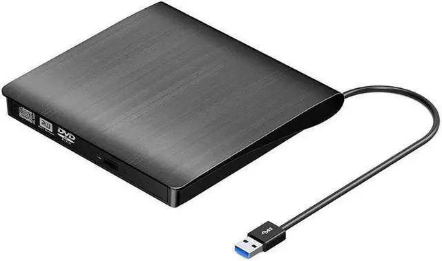 Alt view image 7 of 7 - WRIARICH XD001 External DVD Drive for Laptop, Portable High-Speed USB-C&USB 3.0 CD Burner/DVD Reader Writer for PC Desktops, Compatible with Windows/Mac OSX/Linux (USB C&3.0), Black