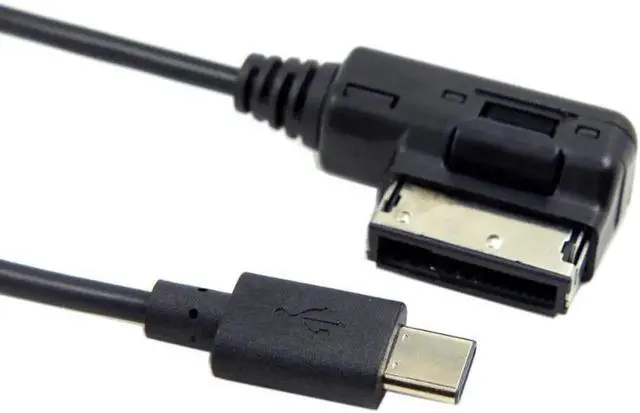 Alt view image 3 of 3 - Vszerda Media In AMI MDI USB-C USB 3.1 Type C Charge Adapter Cable For Car VW AUDI 2014 A4 A6 Q5 Q7 & for New Laptop & Chromebook