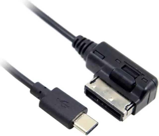 Alt view image 2 of 3 - Vszerda Media In AMI MDI USB-C USB 3.1 Type C Charge Adapter Cable For Car VW AUDI 2014 A4 A6 Q5 Q7 & for New Laptop & Chromebook