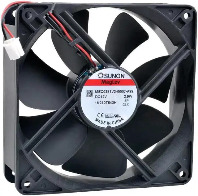 Main image of Vszerda MEC0381V3-000C-A99 12cm 120mm fan 120x120x38mm DC12V 2.9W 2 lines Cooling Fan for Chassis Inverter Power Supplies and Automotive