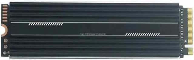 Main image of Vszerda Heatsink Aluminum for M.2 Cooling Cooler Heat Sink Heat Thermal Pad for M.2 NVME PCIE 2280 SSD Hard Drive Disk Radiator (Black)