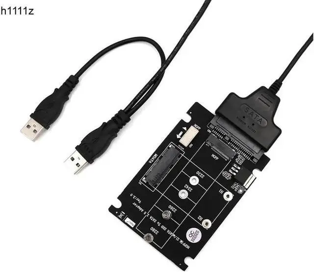 Main image of Vszerda Add On Card SSD MSATA & M.2 SSD USB Adapter MSATA NGFF M.2 Adapter USB SATA Cable USB M.2 Card Adpater for PC Desktop