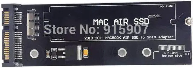 Main image of Vszerda 12+6pin SSD HDD to SATA 22Pin Hard Disk Cartridge Drive PCBA for 2010 2011 Mac book Air A1369 A1370 SSD