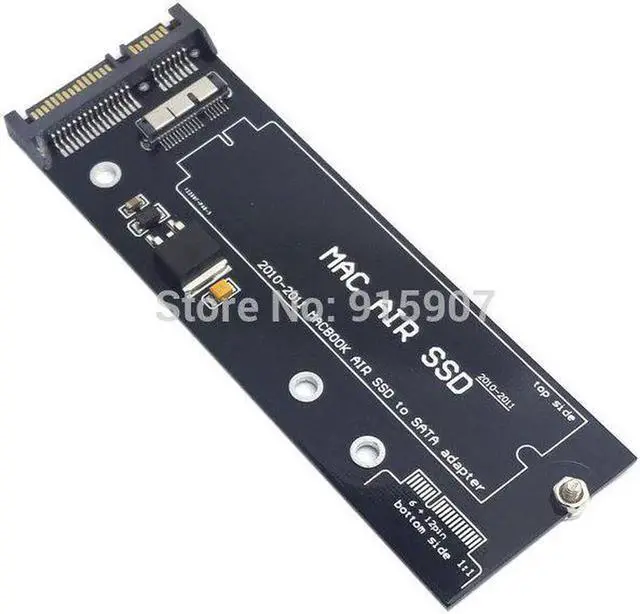 Alt view image 2 of 3 - Vszerda 12+6pin SSD HDD to SATA 22Pin Hard Disk Cartridge Drive PCBA for 2010 2011 Mac book Air A1369 A1370 SSD