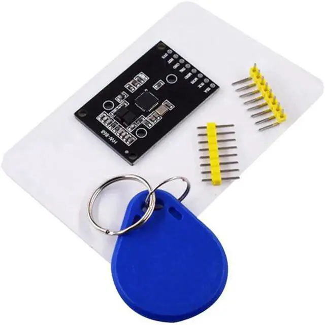Alt view image 2 of 3 - Vszerda RC522 Mini RFID RF IC Card Induction Module SPI Non-Contact Reader Card Module 13.56MHZ with an IC Card