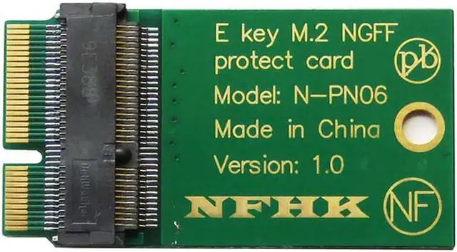 Alt view image 2 of 3 - Vszerda A+E Key E Key to M.2 NGFF Adapter Converter for M2 Wireless Network Card Test Protect M.2 WiFi Card Riser Expansion Add on Card