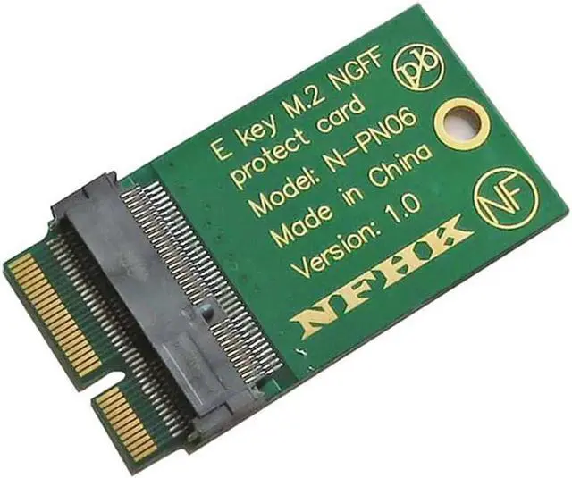 Alt view image 3 of 3 - Vszerda A+E Key E Key to M.2 NGFF Adapter Converter for M2 Wireless Network Card Test Protect M.2 WiFi Card Riser Expansion Add on Card