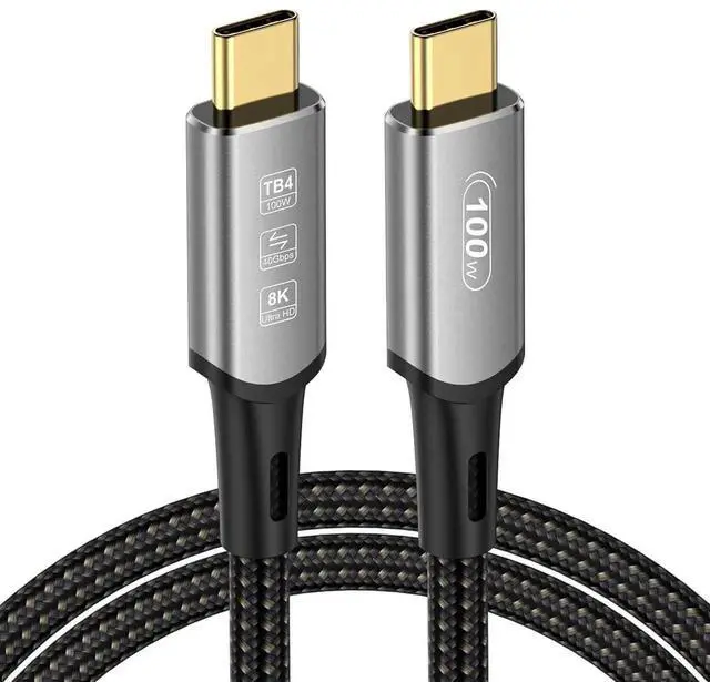 Main image of Vszerda FT USB 4 Cable 40Gbps 100W Charging 8K HD Display Compatible for iPhone 15Pro/15ProMax, iPad Pro, Type-C Docking Station, Hub