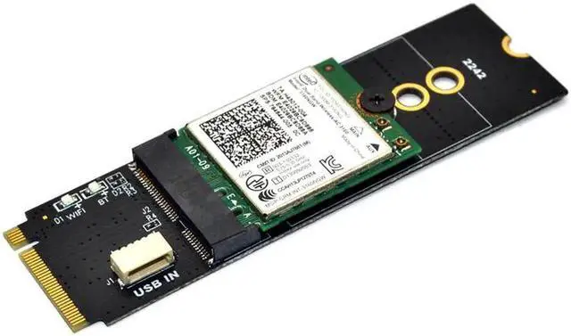 Main image of Vszerda M.2 Wifi Adapter M.2 M Key to A+E Key Slot Wifi Bluetooth Network Card NGFF NVMe PCI express SSD Port to E key Slot Wifi Adapter