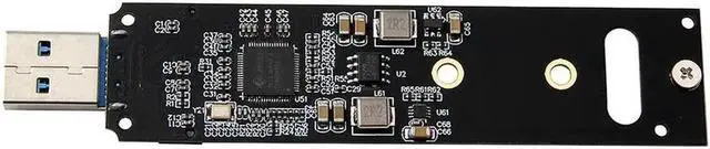 Alt view image 3 of 6 - Vszerda NVME to USB Adapter M.2 SSD to Type-A Card High Performance 10 Gbps USB 3.1 Gen 2 Bridge Chip Support Windows XP /7/8 /10 MAC OS