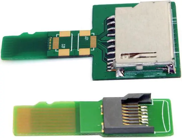 Alt view image 2 of 3 - Vszerda 1Set SD TF Card Socket Female to Micro-SD TF Male Memory Card Kit Extension Adapter Testing Tools Extender
