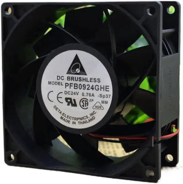 Alt view image 3 of 4 - Vszerda Delta PFB0924GHE 24V 0.76A ABB ACS510550 Converter Fan 9238 9CM