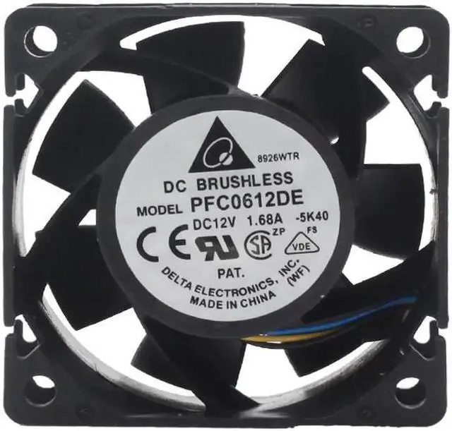 Main image of Vszerda pfc0612de 60X60X38 mm cooling fan 60mm pwm cooler 6cm 13500RPM For Delta 6038 12V server chassis fan