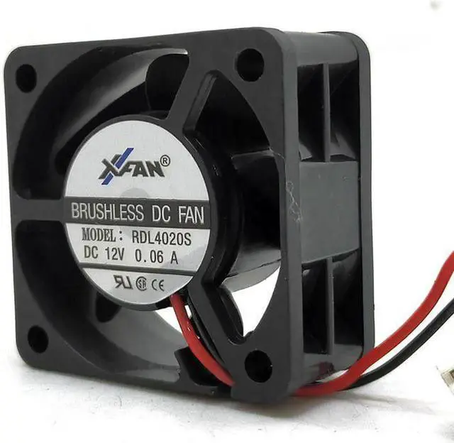 Alt view image 3 of 4 - Vszerda 4020 12V Inverter Cooling Equipment Fan 4cm Rdl4020s Ultra Static Sound 0.06a