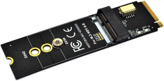 Alt view image 6 of 6 - Vszerda M.2 Wifi Adapter M.2 M Key to A+E Key Slot Wifi Bluetooth Network Card NGFF NVMe PCI express SSD Port to E key Slot Wifi Adapter