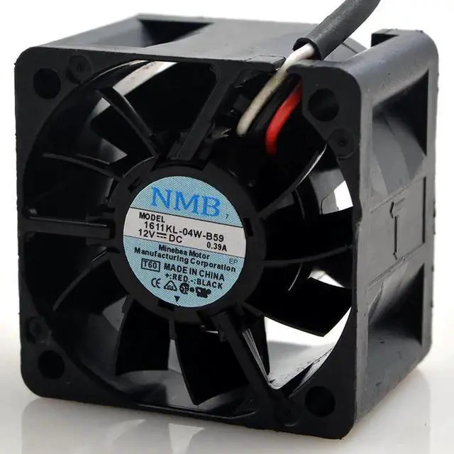 Alt view image 2 of 2 - Vszerda For NMB 1611KL-04W-B59 4cm 40mm fan 4028 12V 0.39A Double ball bearing air volume server cooling fan