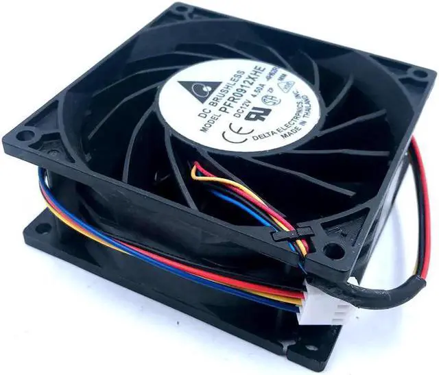 Alt view image 3 of 4 - Vszerda for delta PFR0912XHE 90*90*38mm 9CM 4.5A 12V for Server Extensions machine cooling fan