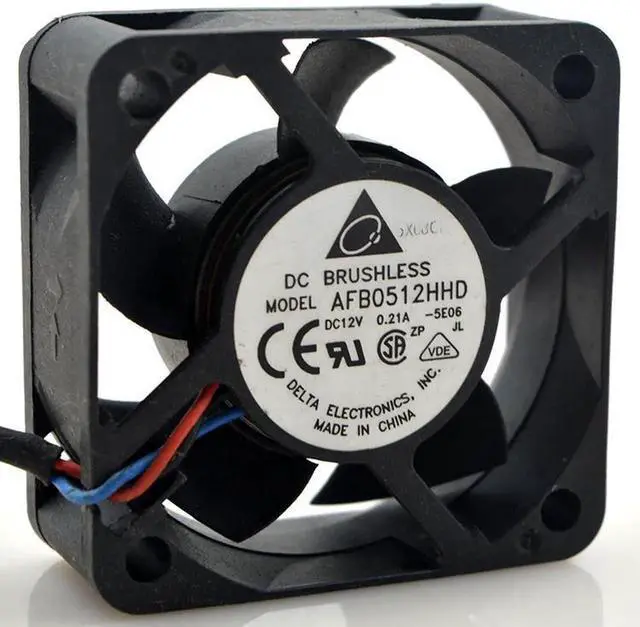 Alt view image 2 of 4 - Vszerda for delta AFB0512HHD 12V 0.21A 50mm 5025 50*50*25mm double ball cooler server fan
