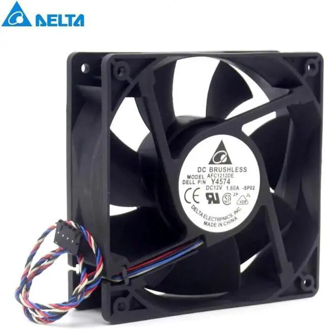Main image of Vszerda AFC1212DE 12038 12cm 120mm DC 12V 1.6A pwm ball fan thermostat inverter server cooling fan for Delta