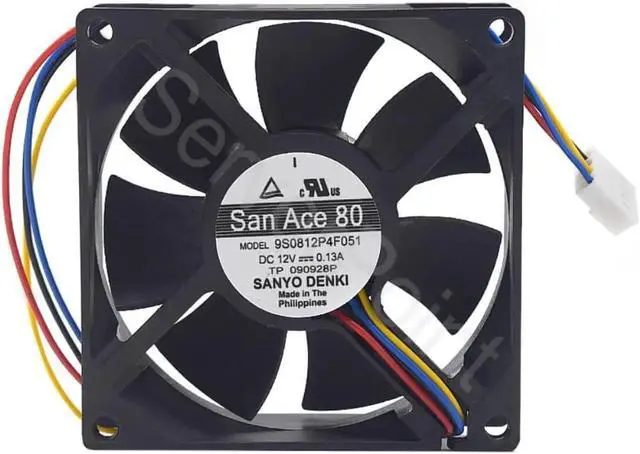 Main image of Vszerda For 8025 8CM 4 wire PWM ultra-quiet chassis fan 9S0812P4F051 12V 0.13A