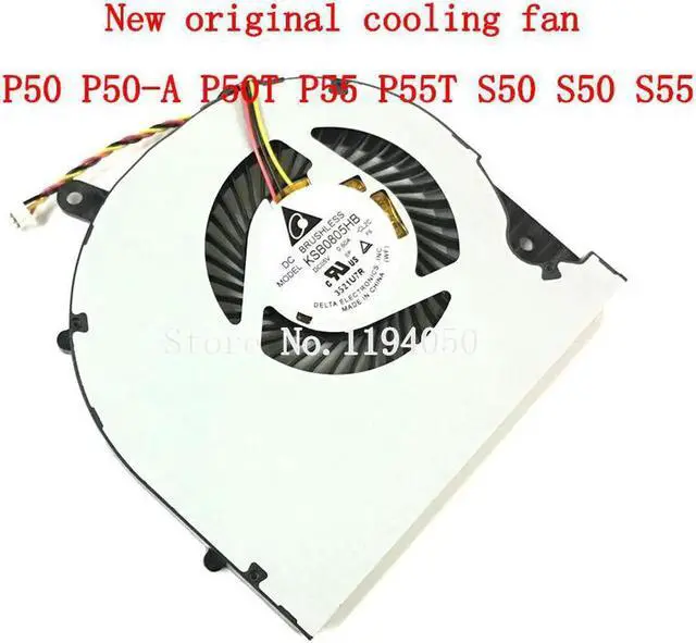 Alt view image 3 of 3 - Vszerda CPU cooling fan for P50T S55t P50-AST2NX2 P50-AST3NX2 P50-AST3NX3 P50 S50 S55 KSB0805HB CL1X