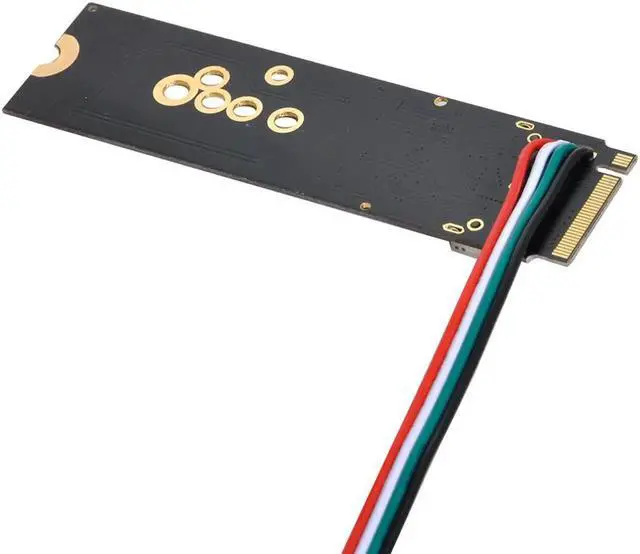Alt view image 2 of 3 - Vszerda 6 Pin + 12 Pin WiFi Wireless Card to M.2 NGFF Key-M NVME SSD Adapter for BCM94360CD BCM94360CS BCM943602CS BCM94360CS2