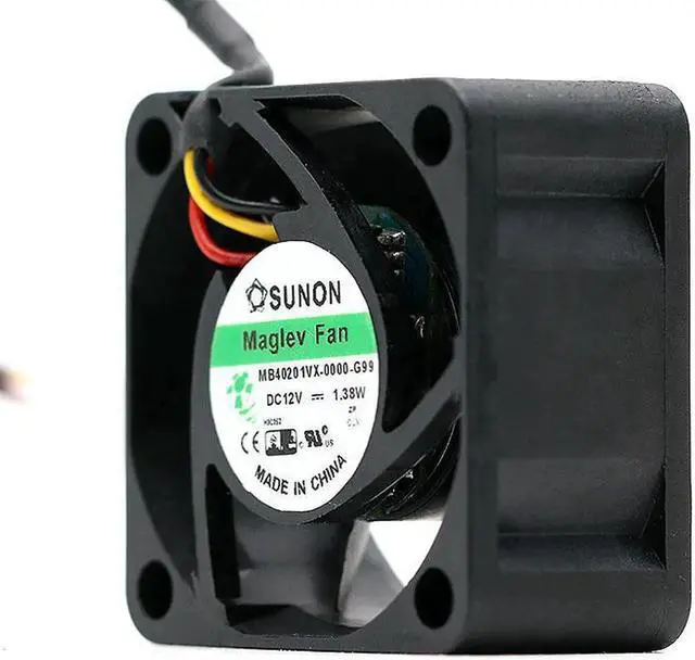 Alt view image 5 of 6 - Vszerda For Sunon MB40201VX-0000-G99 40*40*20MM 4CM DC12V 1.38W Speed Signal case axial cooling fan