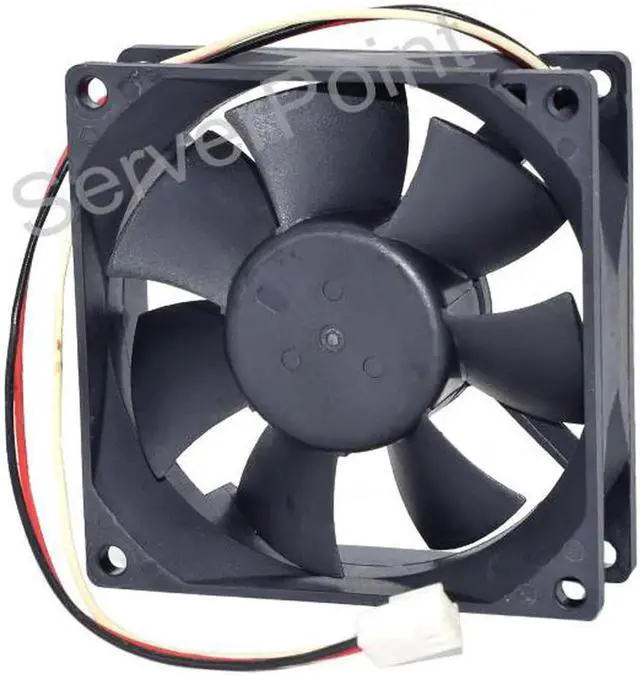 Alt view image 2 of 2 - Vszerda Well Tested Cooling Fan 3110RL-04W-B79 8025 F50 12V 0.44A 3 Wires Square Cooler Fan