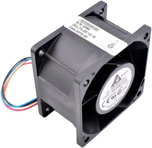 Alt view image 4 of 4 - Vszerda PFC0612DE 6cm 60mm fan 6038 60mm fan DC12V 1.68A 4-wire PWM server power large air volume cooling fan
