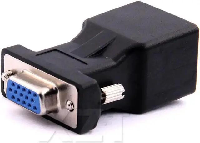 Main image of Vszerda 10pcs/Lot Hot Selling VGA Extender Male To Lan Cat5 Cat5e RJ45 Ethernet Female Adapter RJ45 to VGA adpater