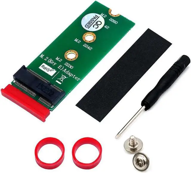 Main image of Vszerda Add On Card Converter M.2 E Key Adapter Raiser Key E to Key E Riser Card for Intel 7265/8260/8260/9260 M2 WiFi Cards
