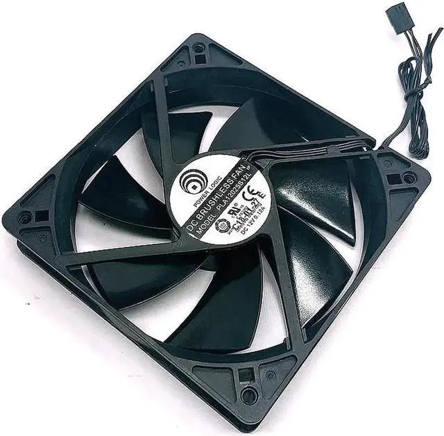 Main image of Vszerda Mute Silent 120mm Computer PC Cooling Fan,120X120X25mm 12CM PLA12025S12L 12025 DC 12V 0.12A CPU Cooler