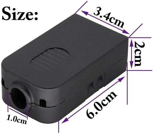 Alt view image 2 of 5 - Vszerda VGA Bolt Screw Adapte D-SUB DB15 VGA Female Port to 15 Pin/Way Female Terminal Breakout Board Connector DB15 3 Row VGA Terminal Adapter with Case&Screw (2Pcak/Female)