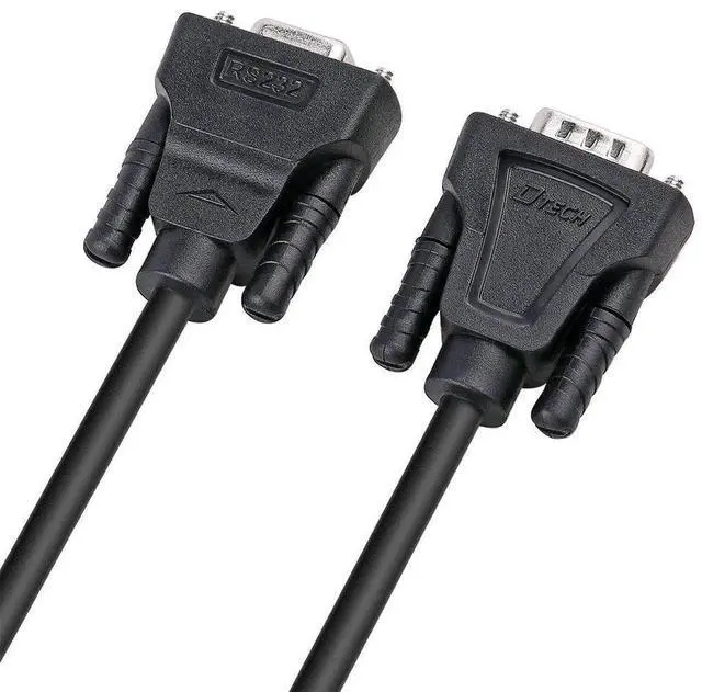 Alt view image 5 of 6 - Vszerda 15ft COM Port Serial Cable Male to Female RS232 Extension 9 Pin Straight Through Cord