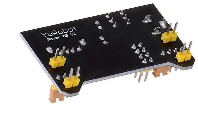 Alt view image 2 of 3 - Vszerda 5pcs 3.3V 5V Power Supply Module for MB102 102 Prototype Breadboard DC 6.5-12V or USB Power Supply Module