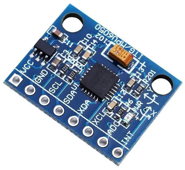 Alt view image 4 of 5 - Vszerda 521 MPU-6050 MPU6050 3-Axis Accelerometer Gyroscope Sensor Module 6-axis Accelerometer Gyroscope Sensor Module IIC I2C 3-5V for Arduino 5pcs
