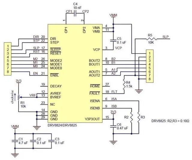 Alt view image 2 of 4 - Vszerda 3D Printer Parts DRV8825 Stepper Motor Driver Module with Heat Sink for Ramps 1.4 StepStick A4988 (5pcs)