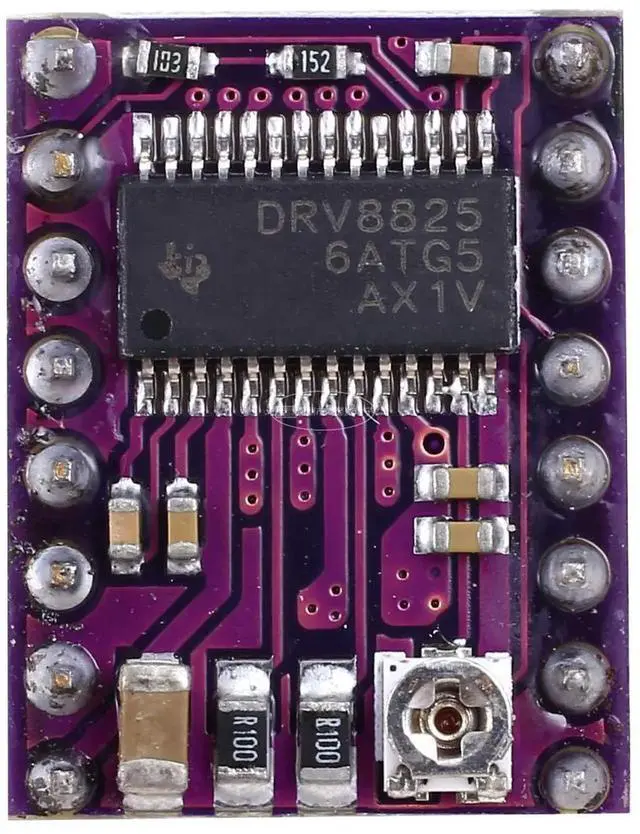 Alt view image 3 of 4 - Vszerda 3D Printer Parts DRV8825 Stepper Motor Driver Module with Heat Sink for Ramps 1.4 StepStick A4988 (5pcs)