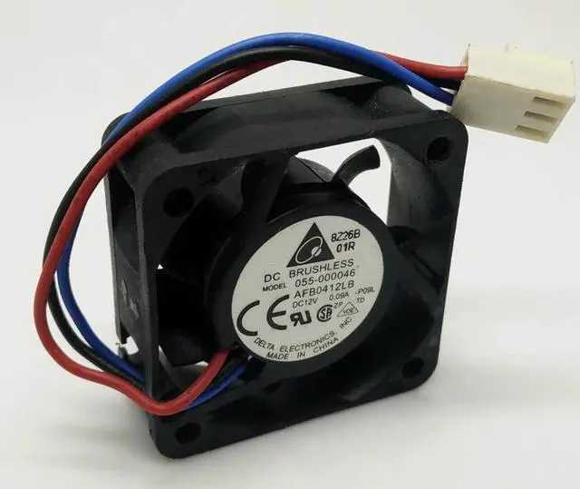 Alt view image 2 of 3 - Vszerda for delta AFB0412LB 4015 12V DC 0.09A server control three line 4cm cooling fan