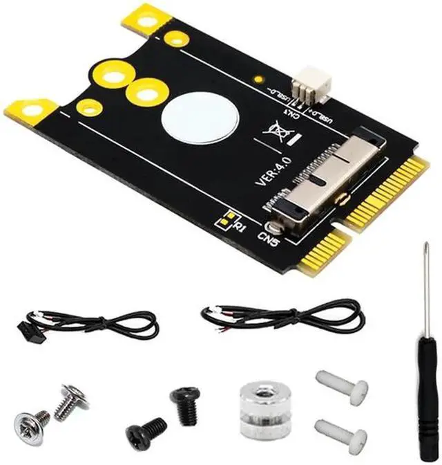 Alt view image 2 of 5 - Vszerda Upgrade Version Mini PCIe (MPCIe) Converter Adapter Board 12+6 Pins WiFi Card to Mini PCI-E for Broadcom BCM94360CD