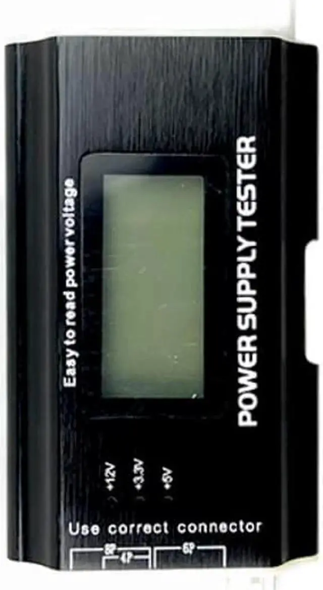 Alt view image 4 of 7 - Vszerda Digital LCD Computer PC Power Supply Tester Checker 20/24 Pin SATA HDD ATX BTX Meter Power Supply Tester Checker Power Measuring