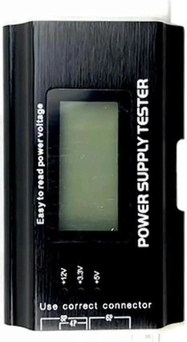 Alt view image 3 of 7 - Vszerda Digital LCD Computer PC Power Supply Tester Checker 20/24 Pin SATA HDD ATX BTX Meter Power Supply Tester Checker Power Measuring