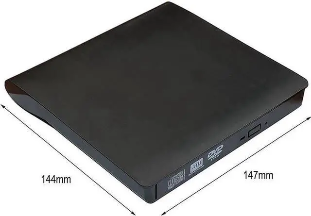 Alt view image 6 of 7 - Vszerda External Optical CD Drive, USB 3.0 Portable CD/DVD +/-RW Slim DVD/CD ROM Rewriter Burner Reader Player For Laptop Desktop PC dvd burner dvd portatil Windows Linux OS Apple Mac