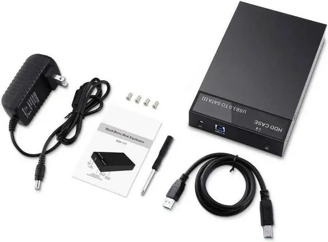 Alt view image 7 of 7 - Vszerda 2.5"/3.5'' Hard Drive External Enclosure SATA to USB 3.0 HDD Docking Station
