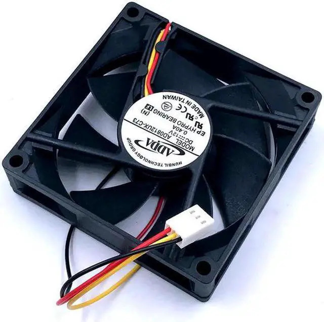 Alt view image 3 of 4 - Vszerda FOR ADDA AD0812UX-C73 80*80*20mm DC12V 0.40A server inverter case cooling fan