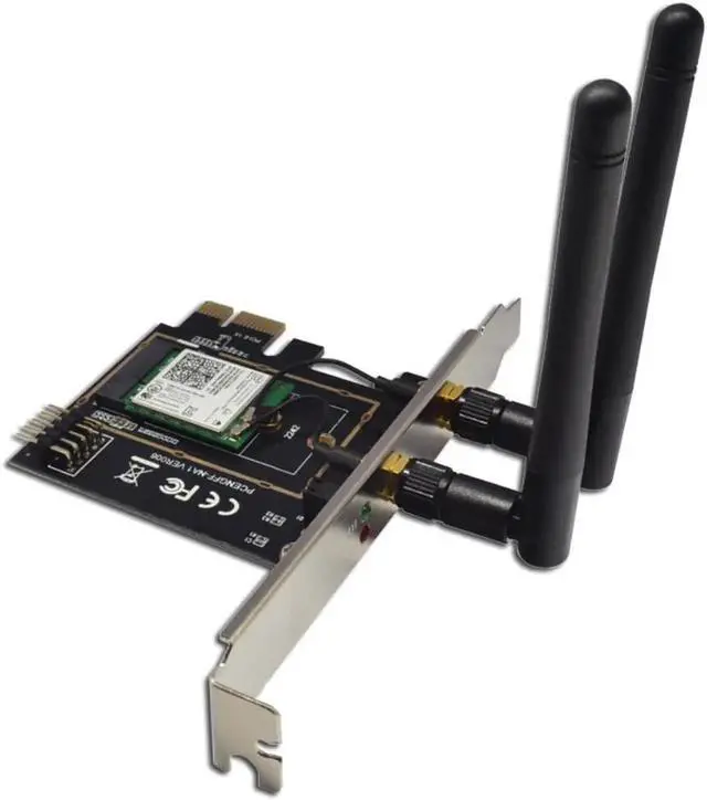 Alt view image 2 of 3 - Vszerda M.2 NGFF Key A A+E to Mini PCI-E Wireless Adapter WiFi Bluetooth Network Card Converter PCI-Express 1X M2 NGFF Support 2230 2242