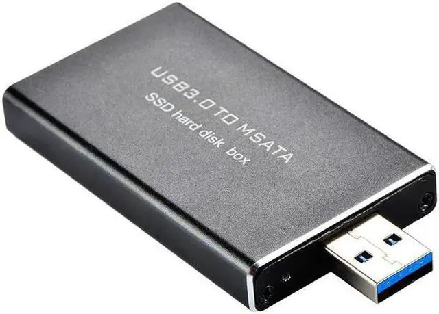 Main image of Vszerda Usb3.0 To Msata Mini-Sata 30Mm x 50Mm Full Size Ssd Portable Hard Disk Driver External Enclosure